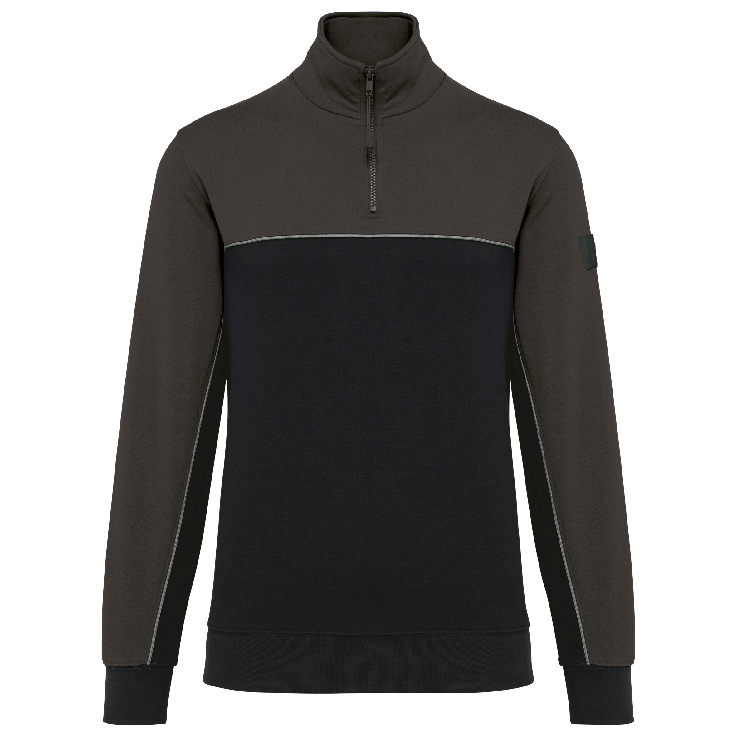 WK404 - Felpa Kariban BLACK-FORESTGREEN