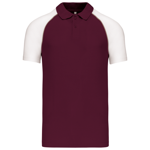 oggettistica e abbigliamento personalizzato - PS K226 BORDEAUX WHITE ad107677