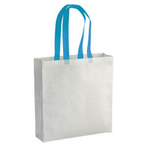 Shopper con soffietto in TNT laminato 100 g/m2 termosaldato