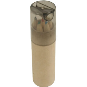 Set multiutensile multifunzione in metallo con 10 funzioni 26 Set di 6 matite in legno colorate a sezione esagonale in confezione cilindrica di cartone