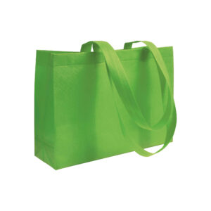 Shopper con soffietto alla base in TNT 70 g/m2 termosaldato