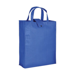 Shopper ripiegabile con soffietto in TNT 80 g/m2