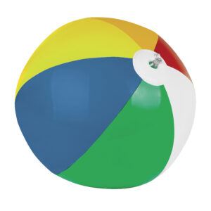 Pallone gonfiabile da spiaggia in PVC bicolore diametro cm 28