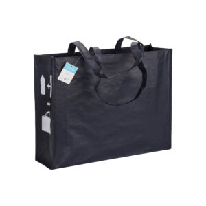 Shopper con soffietto in R-PET (plastica riciclata)