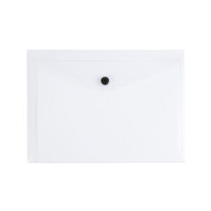 Busta portadocumenti in PP 150 con 1 tasca e chiusura a clip (A5)