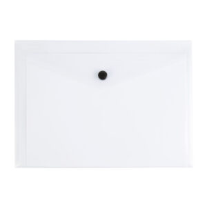 Busta portadocumenti in PP 150 con 1 tasca e chiusura a clip (A4)