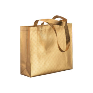 Shopper in TNT laminato metallizzata