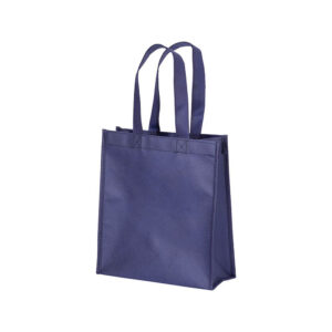 Shopper mini con soffietto in  R-pet 80 g/m2 con soffietto