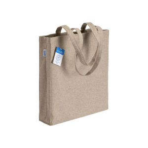 Shopper carbon neutral in cotone riciclato 280 g/m2