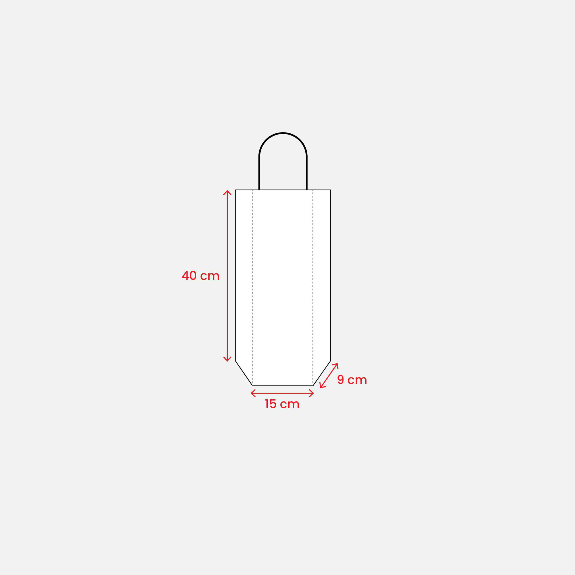 Shopper in carta 100 gr/m2 con soffietto 3 Shopper in carta 100 gr/m2 con soffietto - immagine 3