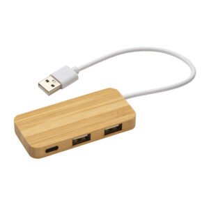 Hub  USB con 2 porte USB A e una porta type C