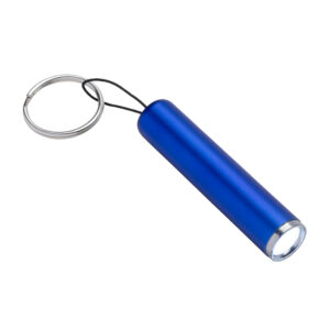 Mini torcia plastica con luce Led per incisione laser ed anello portachiavi