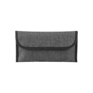 Busta porta documenti viaggio in poliestere 900D melange