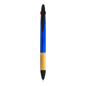 Penna a scatto in plastica con 3 refill