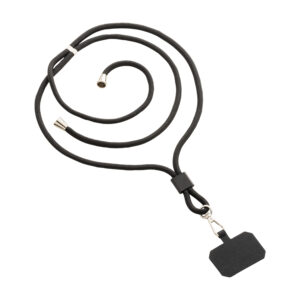 Cordino porta cellulare in poliestere con tag per personalizzazione