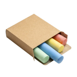 Set multiutensile multifunzione in metallo con 10 funzioni 17 Set 4 gessetti colorati a sezione circolare in scatola di cartone