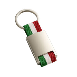 Portachiavi in metallo e nylon