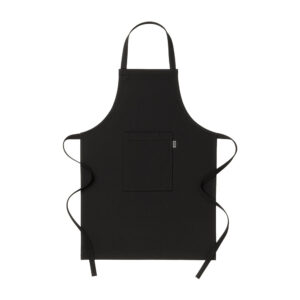 Grembiule da cucina lungo in cotone riciclato 180 g/m2. Tasca frontale