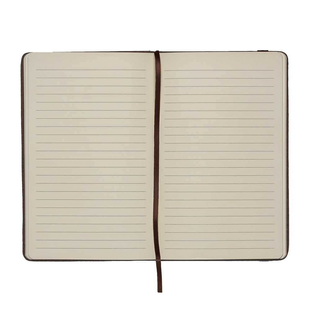 Taccuino con copertina realizzata con i residui di caffè o tè. Elastico di chiusura 2 Taccuino con copertina realizzata con i residui di caffè o tè. Elastico di chiusura - immagine 2