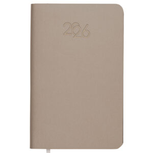 Agenda tascabile settimanale 2026 con copertina flessibile in PU termovirante