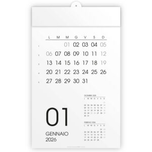 Calendario 2026 da parete mensile
