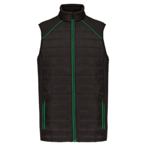 WK606 - Gilet Kariban BLACK-ORANGE